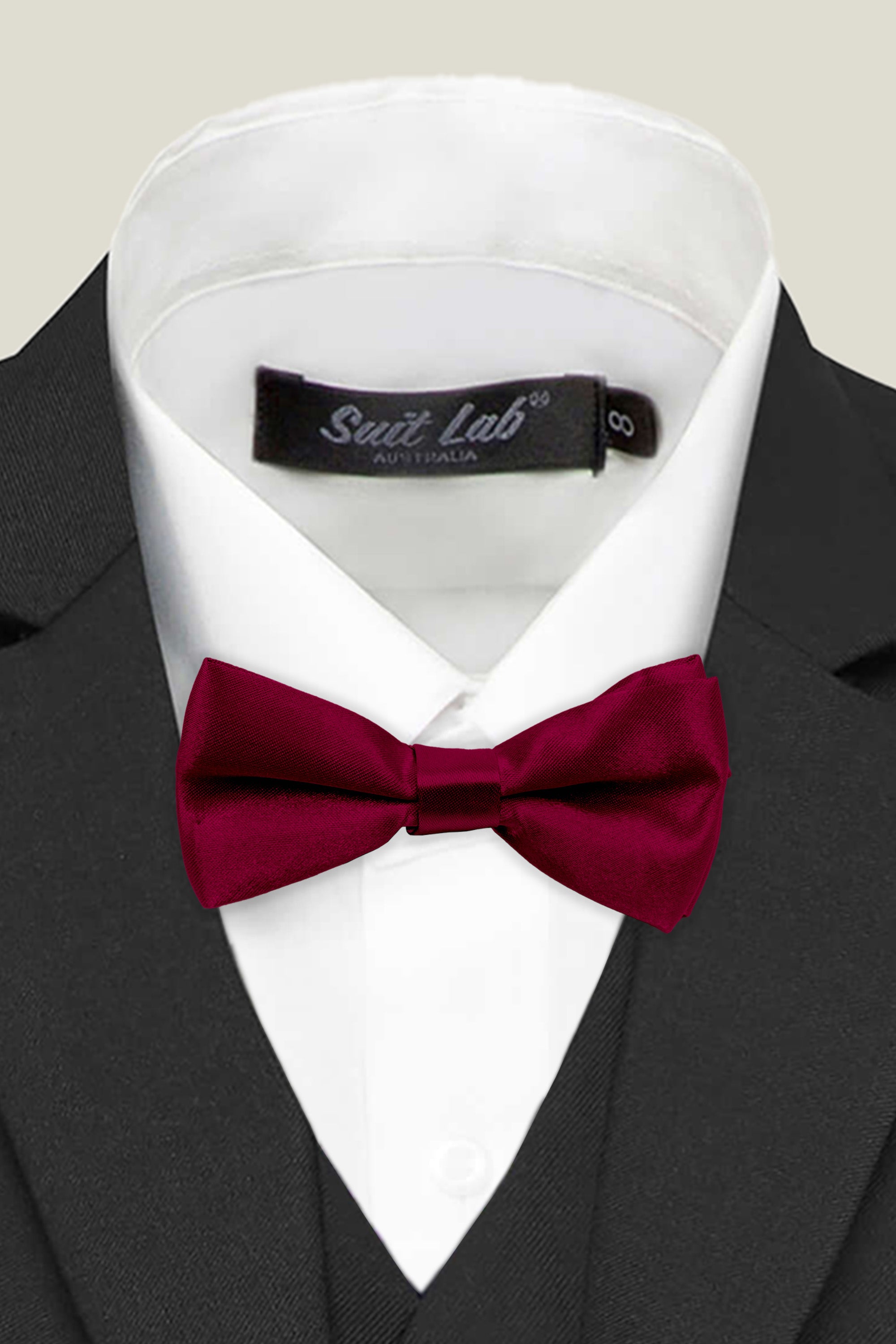 Red Maroon - Bow Tie