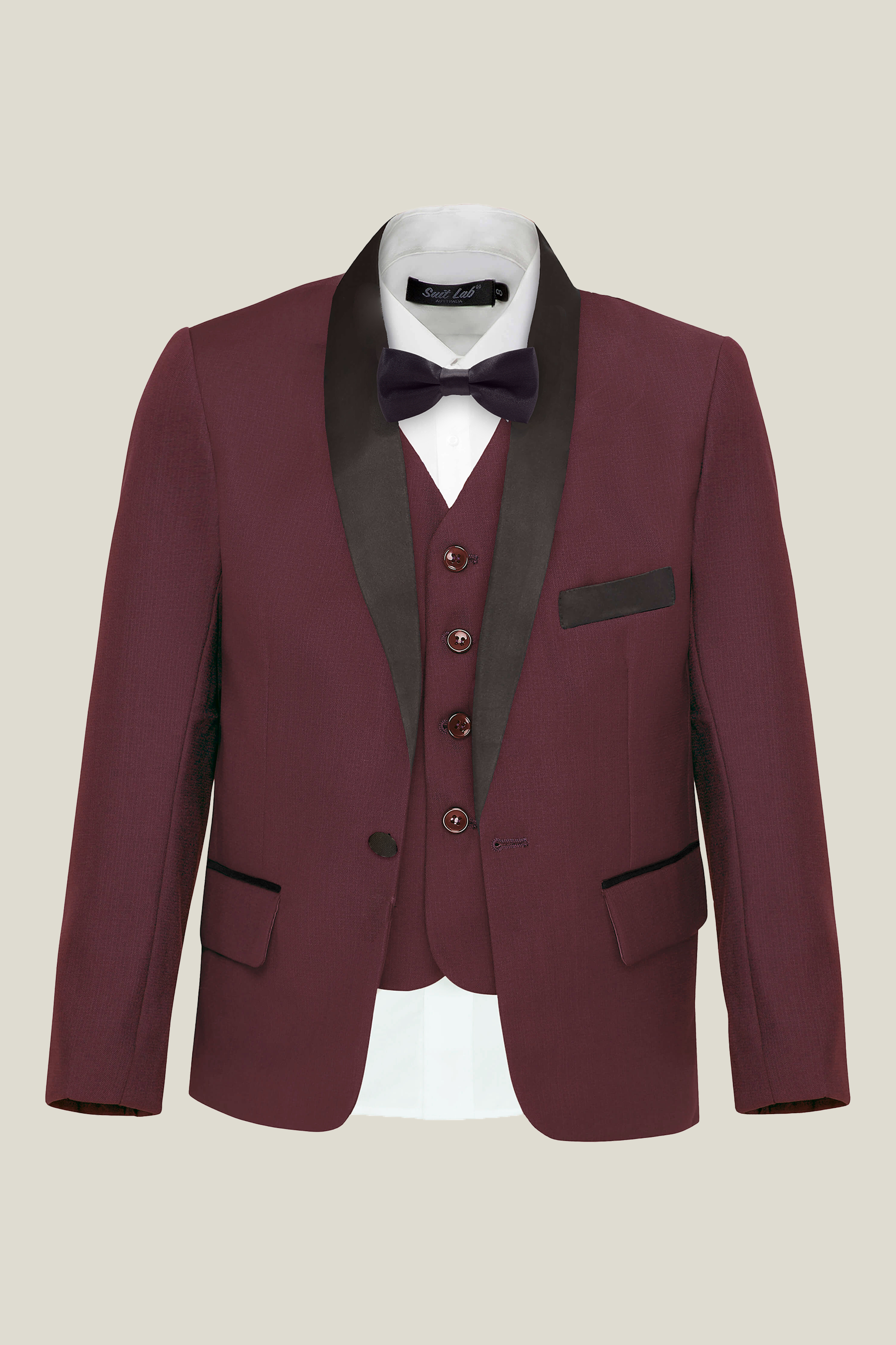 Boys burgundy clearance suit jacket