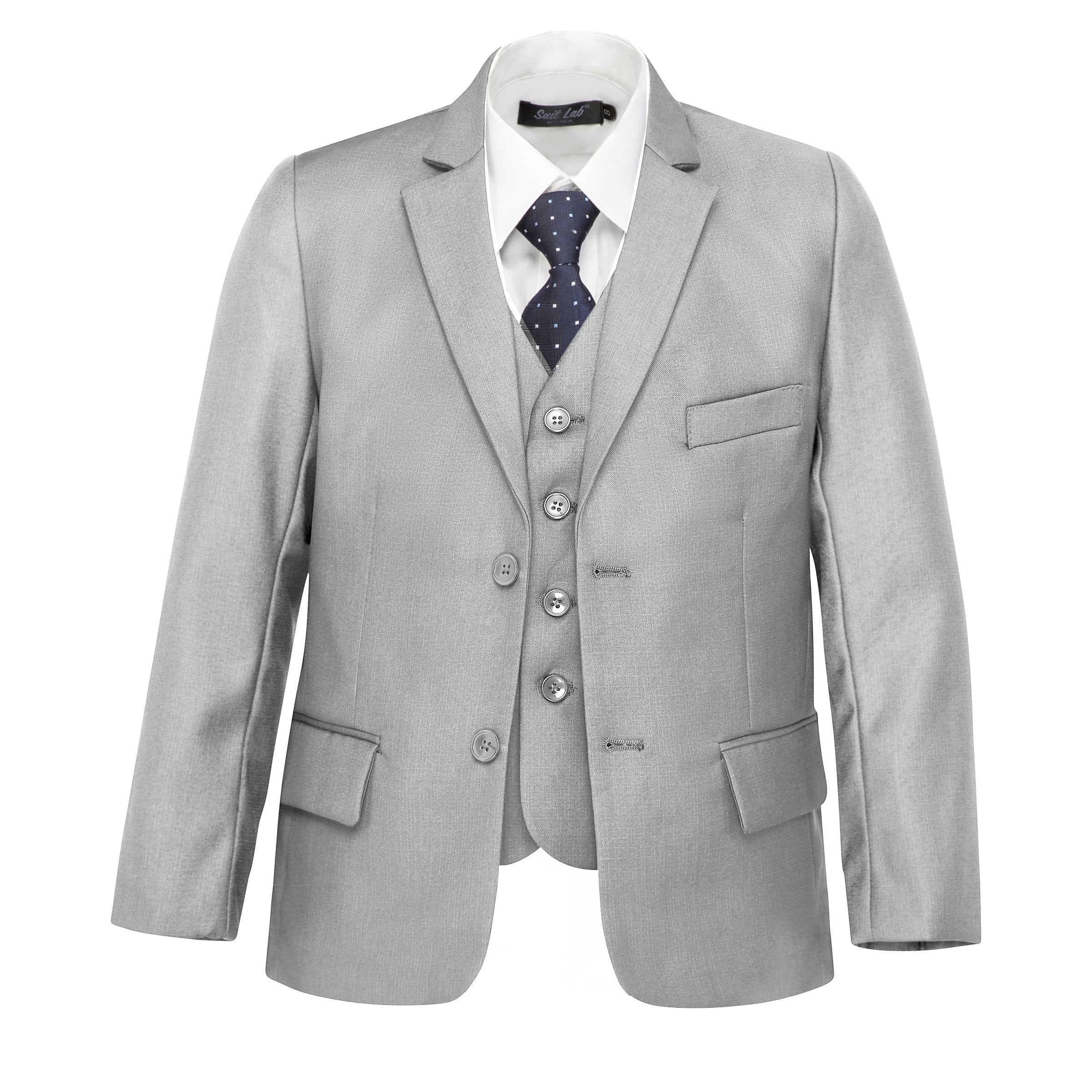 Grey on sale boys suit