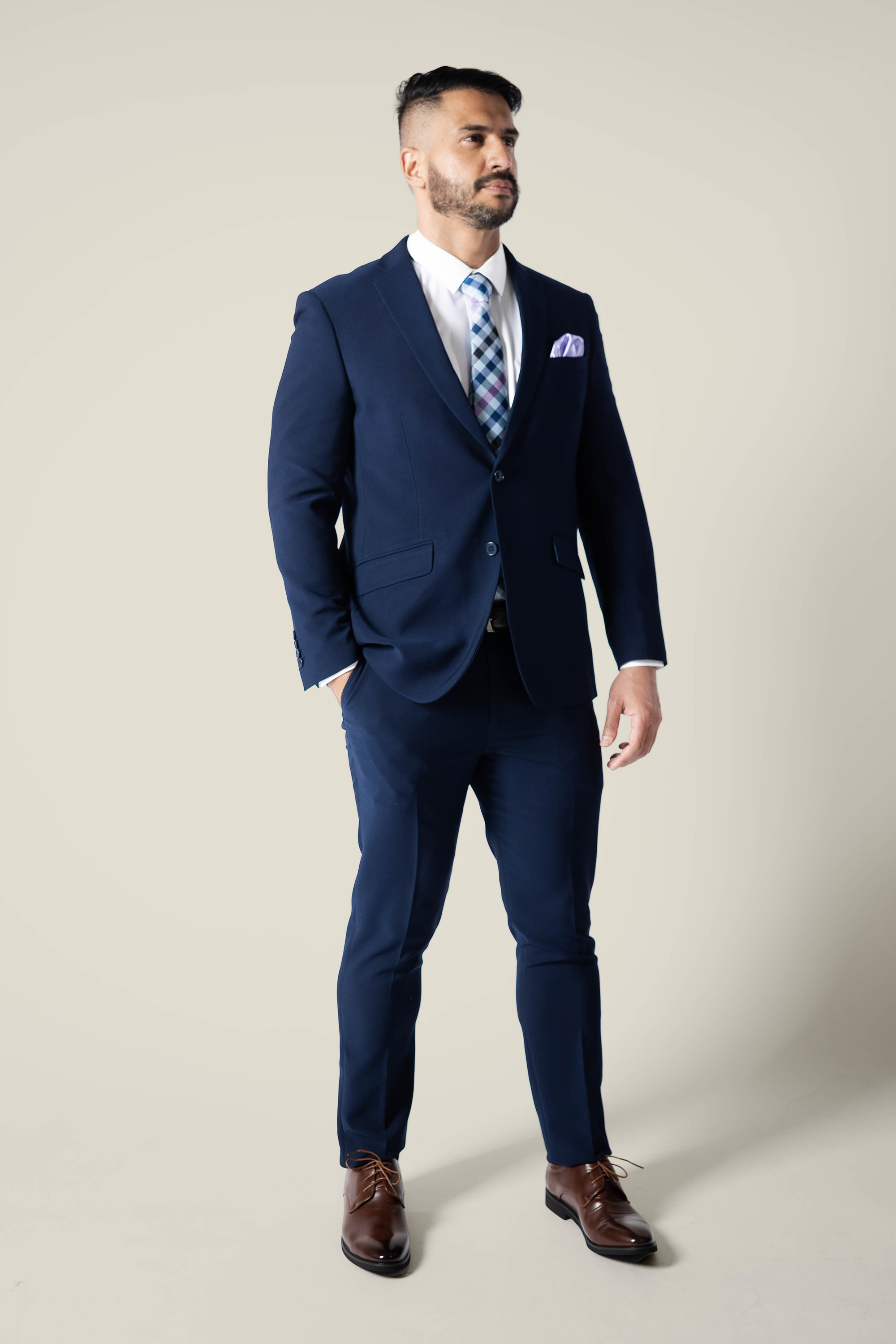 Midnight blue shop suit jacket