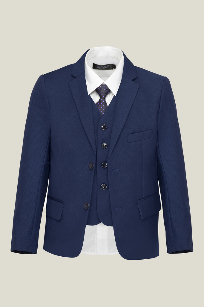 Boys navy 2025 suit jacket