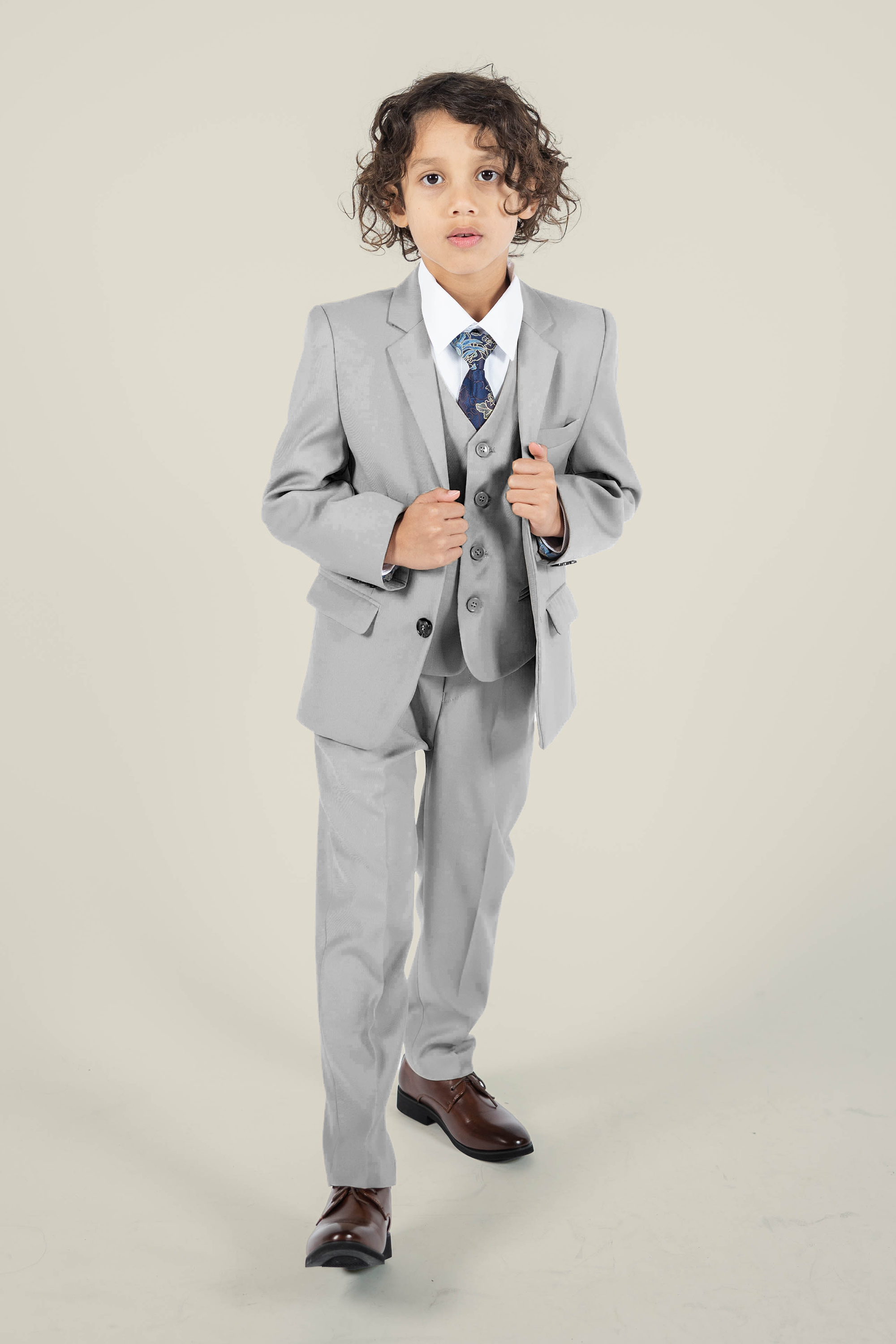 Boys Light Grey Suits, Page Boy Suits & Wedding Suits