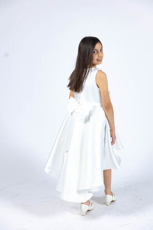 Amara Hi - Low Gown - White