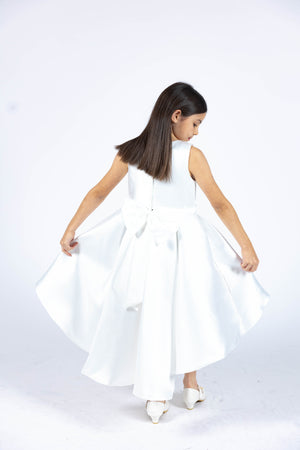 Amara Hi - Low Gown - White