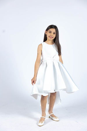 Amara Hi - Low Gown - White