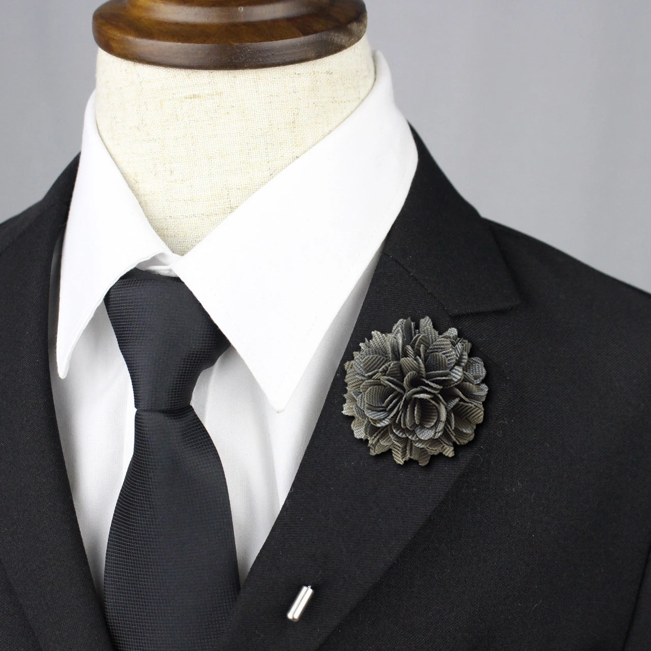 Brooch for store grey suit